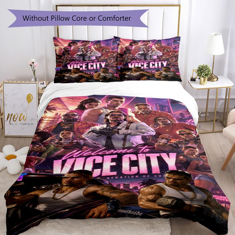 Gta Bed Linen Set Design for Guest Room Lightweight Perfect Gift for Friends Family