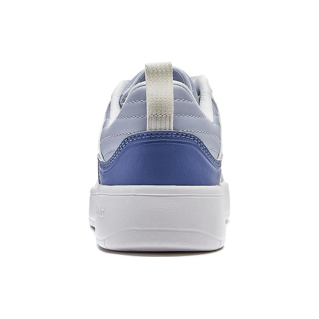 Li-Ning Comfortable Versatile Wear-Resistant Low-Top Skate Shoes Women Sneakers White Blue AGCT406-3