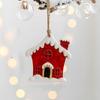 Toys Snowman Pendant Christmas Resin Ornaments Christmas Decoration Socks Pendant Home Decoration