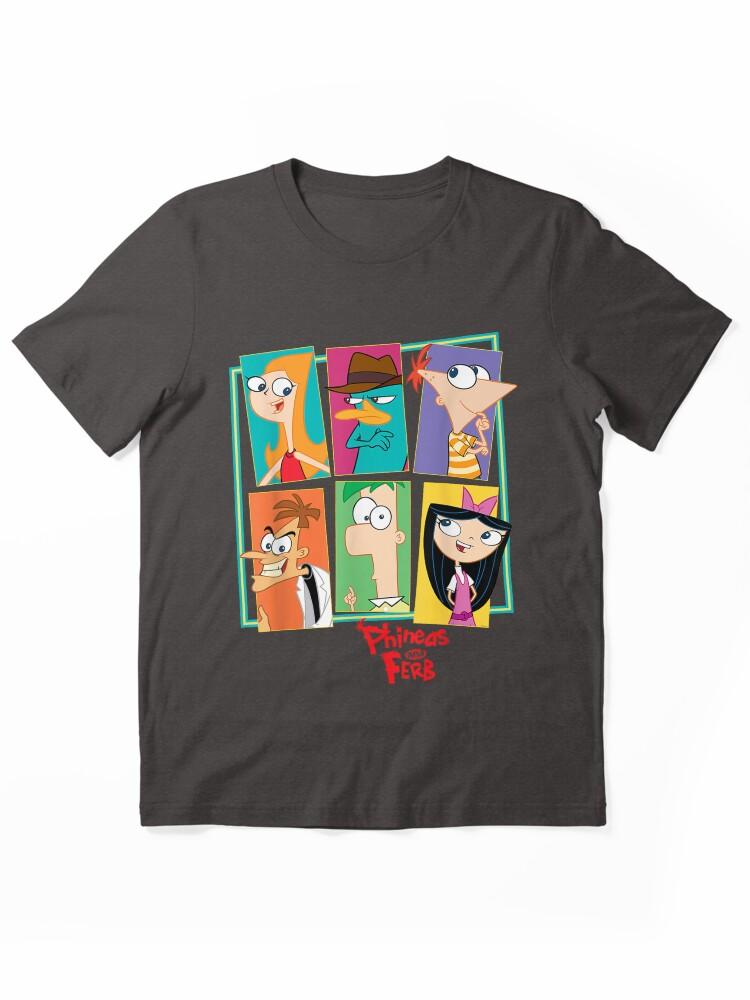 Phineas and Ferb Disney Phineas And Ferb Character Collage Essential T-Shirt