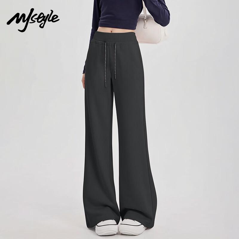 Женские прямые расклешенные брюки MJ STYLE с высокой талией
