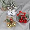 Christmas Five-pointed Star Bell Accessories Pendant DIY Christmas Tree Pendant Bow Bell Cabinet Window Props