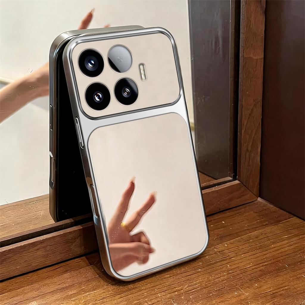 Чехол для Xiaomi 17T Pro, 17T Trending с большим окном, зеркальный корпус телефона