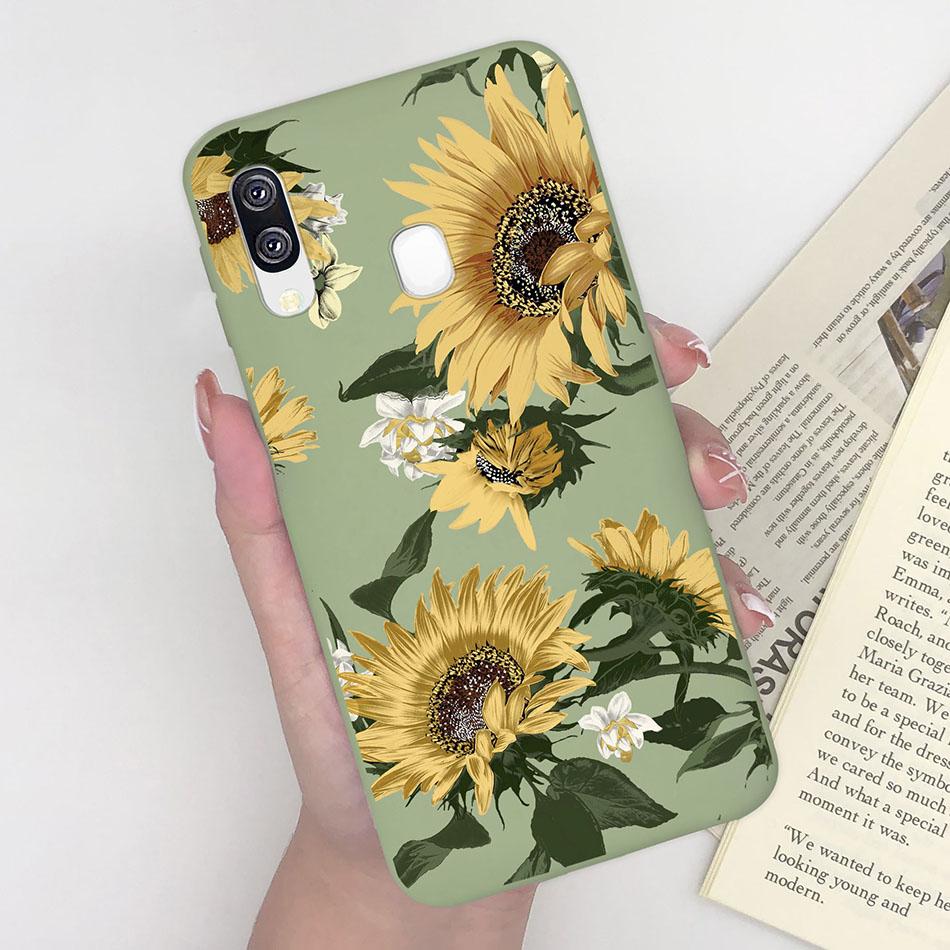 Leopard Print Case For Samsung A40 Phone Cover Soft Silicone Matte Cases For Samsung Galaxy A40 A 40 SM-A405F Bumper Funda Capa