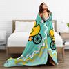 Yellow Duck Blanket  Warm Soft Fashion Plush Throw Blanket For Child Couch Bed Flannel Bedspread Bed Cover