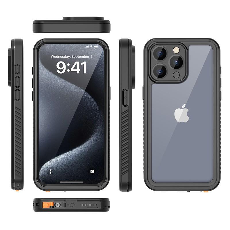 Waterproof Phone Case IPhone 16 Pro Max Outdoor Shockproof Anti-drop Protective Cover