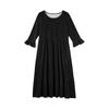 Girls' Tiered Ruffle Dress - 3/4 Sleeve Pocket Maxi With Pockets