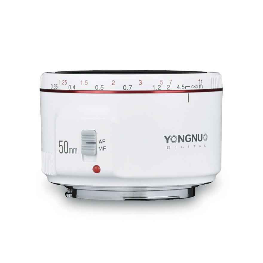 Объектив YONGNUO YN50mm F1.8 II для зеркальных камер с автофокусом, большой диафрагмой и супер эффектом боке, совместимый с камерами Canon EOS 70D 5D3 600D