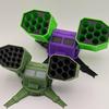 1Pcs Creative Desktop Ornament 3D Printed Battery Organizer With Aa/Aaa/18650 Storage Functional & Decor