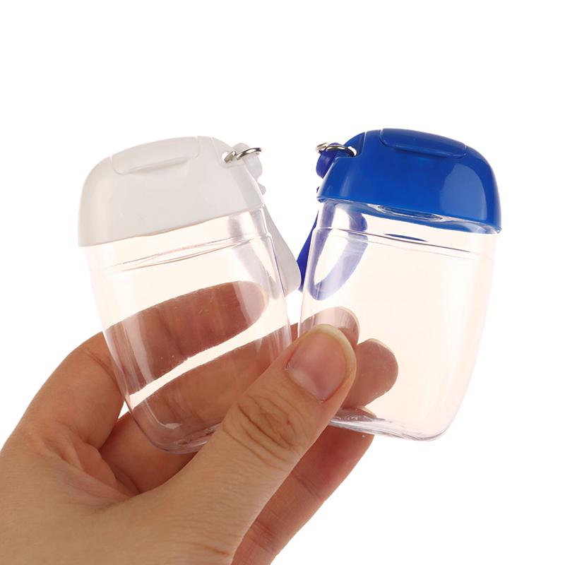 30 мл Портативные многоразовые флаконы с крючком, контейнер для дезинфицирующего средства для рук, спирта, косметики, уличный мини-контейнер-дозатор для мыла