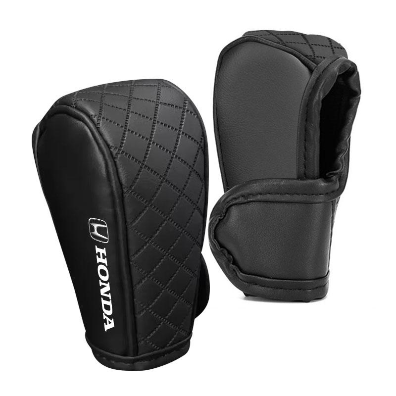 Чехол на ручку переключения передач автомобиля, чехол на рычаг переключения передач из ПУ кожи, защитный чехол на рукоятку переключения передач для Honda Fit Mugen Insight Type R VTEC SiPilot Fit XRV CRV HRV Dio