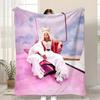N-Nicki Minaj Album Pink Friday Throw Kid-Friendly Flannel Throw Blanket Soft Warm Anti-Static Washable All Season