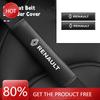 2026 Hot For Renault Hub Caps 2Pcs Car Seat Belt Cover Shoulder Carbon Fiber Protect Case for Renault Clio Megane Trafic Captur