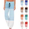 Women's Sports Pants Sleeping Pants Printed Drawstring Wide Leg Pants Casual Trousers With Pockets