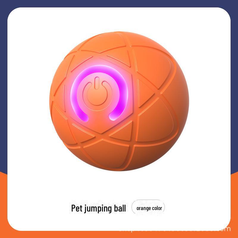 Smart Electric Rechargeable Jumping Ball Toy for Cats and Dogs