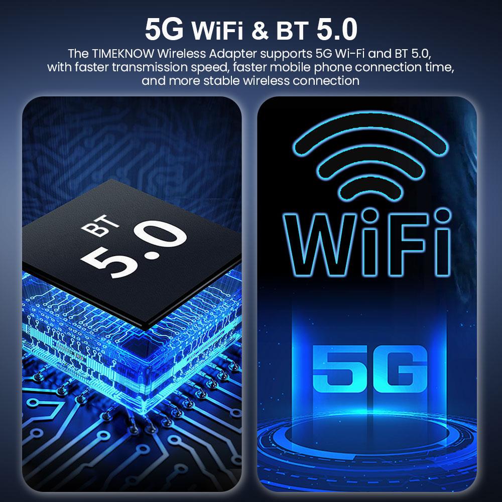 Wireless CarPlay Adapter for Apple iPhone Android Wired To Wireless Carplay Dongle Plug And Play USB Connection Auto Car Dongle