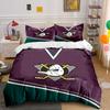 "Hockey Mask Logo with Crossed Sticks" Print Bedding Set Duvet Cover Pillowcases (1* Duvet Cover 2* Pillowcases Do Not Include Comforter)