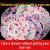 Водонепроницаемая одноразовая шапочка для душа и ванны для женщин - утолщенная, увеличенная и противодымная конструкция
