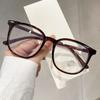 Lightweight Square Frame Myopia Glasses Retro Large Frame Eyewear Anti-blue Light Glasses  Student