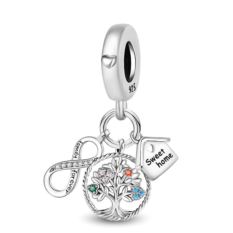 Медь Ежедневные Путешествия Жизнь Шармы Бусины Подходят для Изготовления Браслетов и Ожерелий своими руками Подарок Высококачественной Изысканной Ювелирии для Женщин