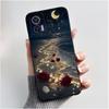 Чехол для Motorola Edge 30 Neo Милый Кролик с Сердечками Тонкий Мягкий Черный TPU Чехол для Moto Edge 30 Lite Fundas Edge30 Fusion Ultra Бампер