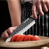3PCS Stainless Steel Kitchen Chef Knife Hand Forged Boning Knife Cutters Pocket Knife Slicing Cooking Mini Knife Multipurpose Knife