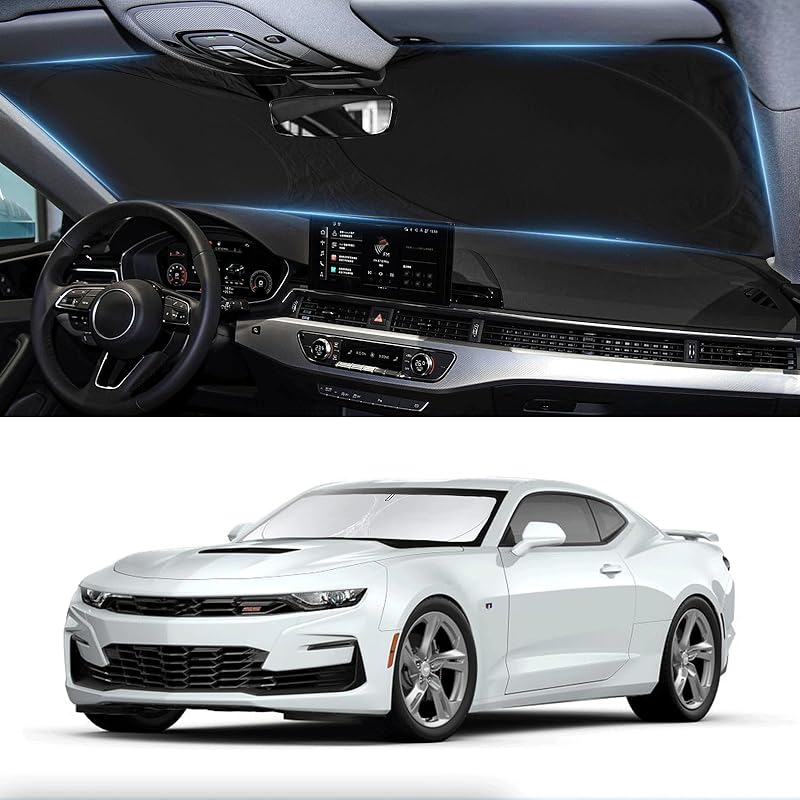 Sunshade For Ram Sun Shade Fit 2010-2025 2026 Dodge RAM 2500 3500 Truck Accessories Windshield Cover For Ram 2500/3500/4500/5500 Sun Visor Fits 2Dr