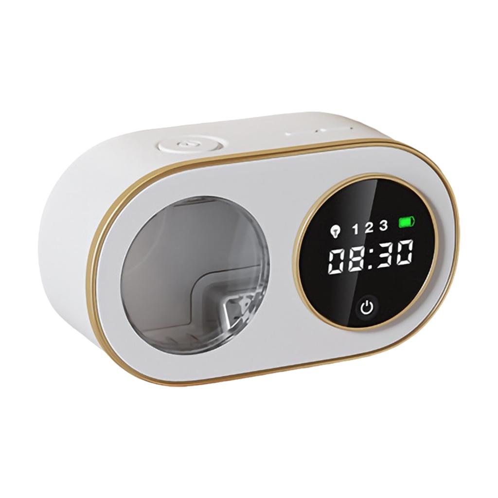 350 ML Automatic Foaming Soap Digital Clock Wall Mount USB Rechargeable Liquid Soap Dispenser with HD LEDDispenser for Bathroom