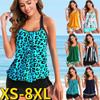 New Design Printing Bikinis Sexy Women High Waist Tankini Swimsuit Monokini Swimwear Women Summer Two Piece Set Bathing Suit