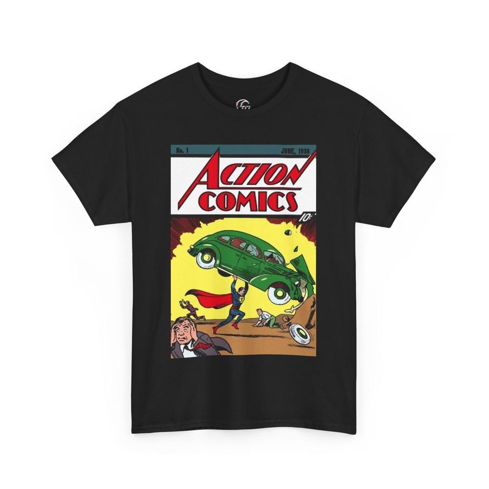 Action Comics №. 1 Футболка Супермен Комикс Футболка Винтажные Комиксы Футболка Унисекс Футболка С Принтом