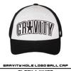 Кепка YOURGRAVITY со звездой и логотипом Gravity - [Черно-белая]