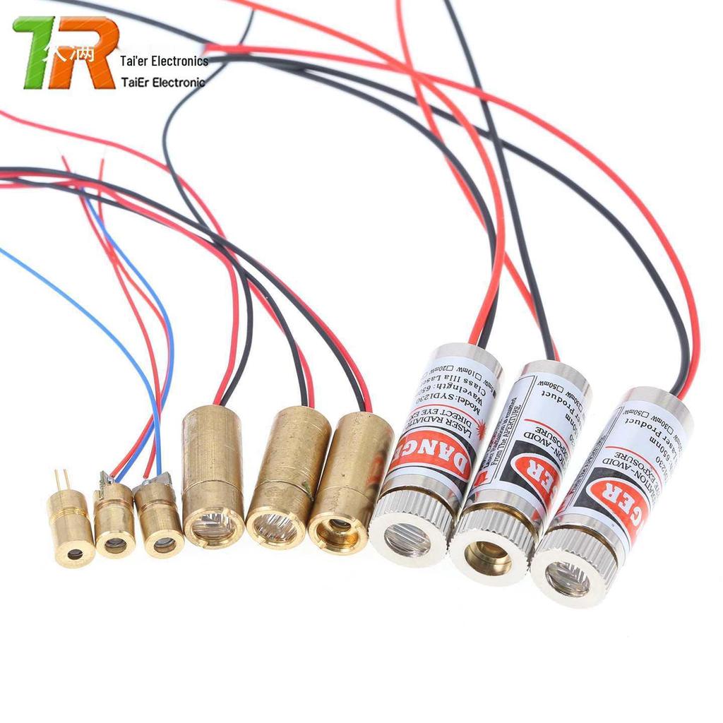 3В-5В 5мВт Красная Точка и Линия Лазерный Диод, Медный Полупроводник, Диаметр 6-12 мм