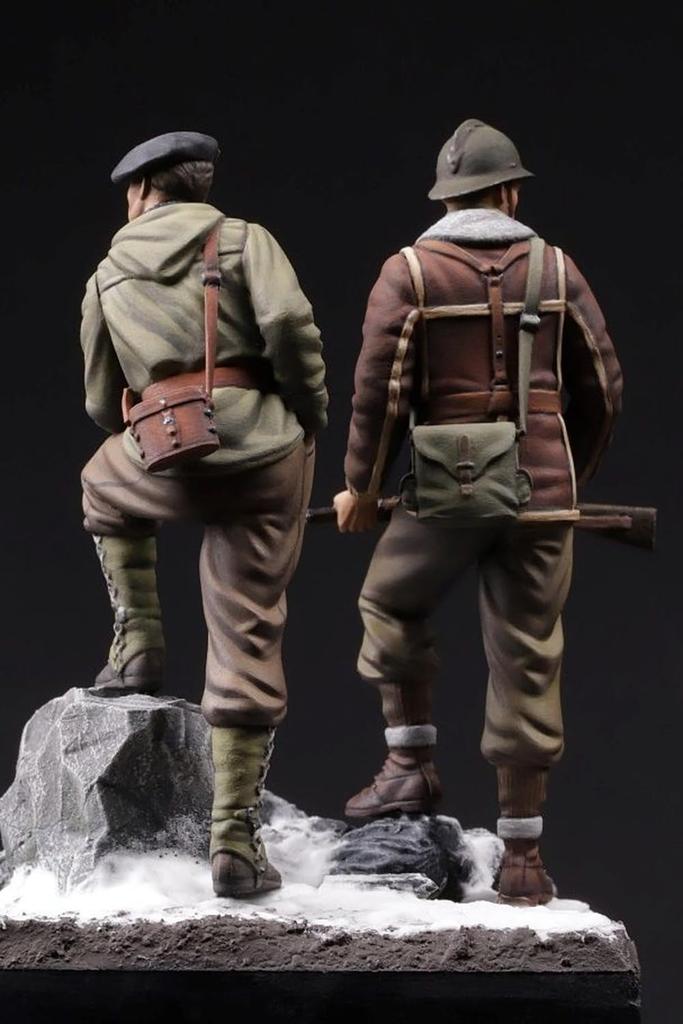Набор из смолы «Битва за Нарвик» 1940 года, французский солдат TBO35213 1/35