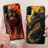 Для Tecno Spark Go 2020 / Spark 6 Go KE5j KE5k KE5S Чехол для телефона с рисунком «Крутой Дракон и Тигр» Черный Силиконовый Мягкие Чехлы