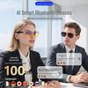 AI-очки для перевода Bluetooth GY300: Перевод в реальном времени на 100+ языков, Потоковое воспроизведение музыки, Функциональность звонков, Умные очки