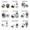 E27 Male to E14 B22 GU10 E40 Female Lamp Holder Converter Durable Heat-resistant Lamp Base Multiple Models Socket Adapter