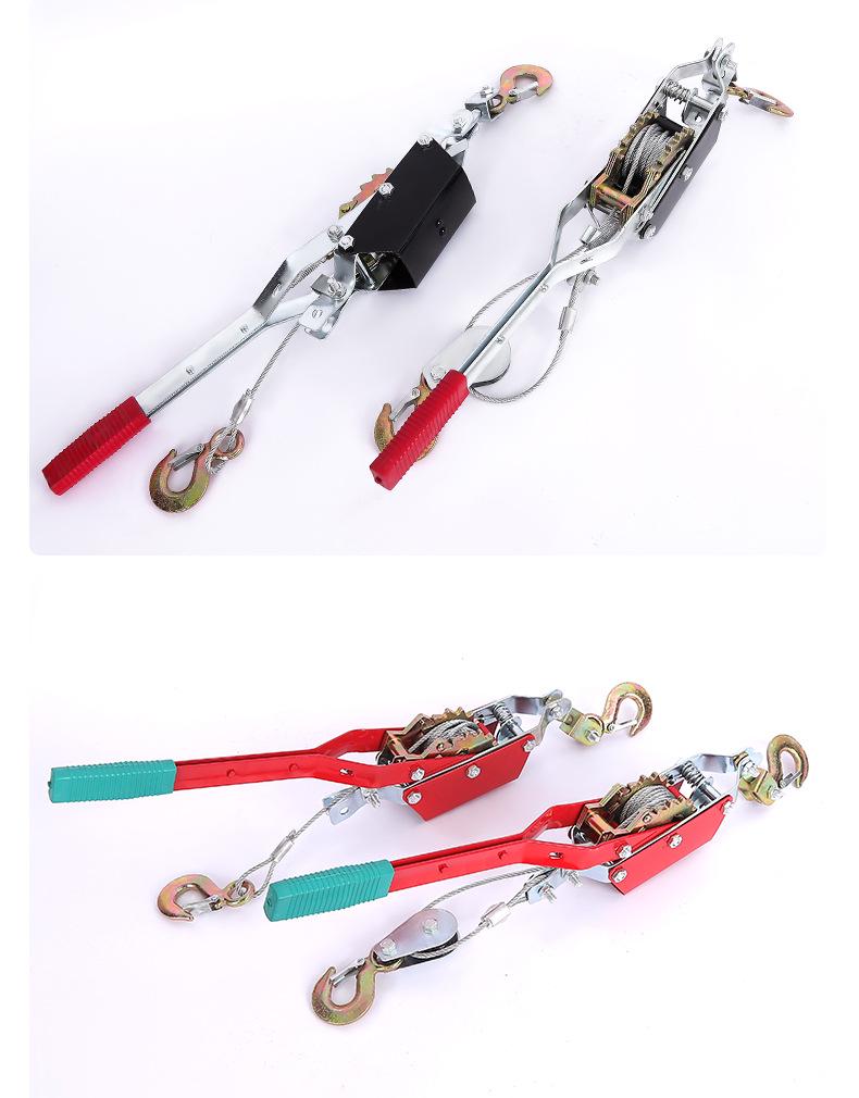 Ручная лебедка с двойным крюком