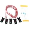 5 Pcs 20mm LEDs Made Green/Red Dwarf Signals 2 Aspects