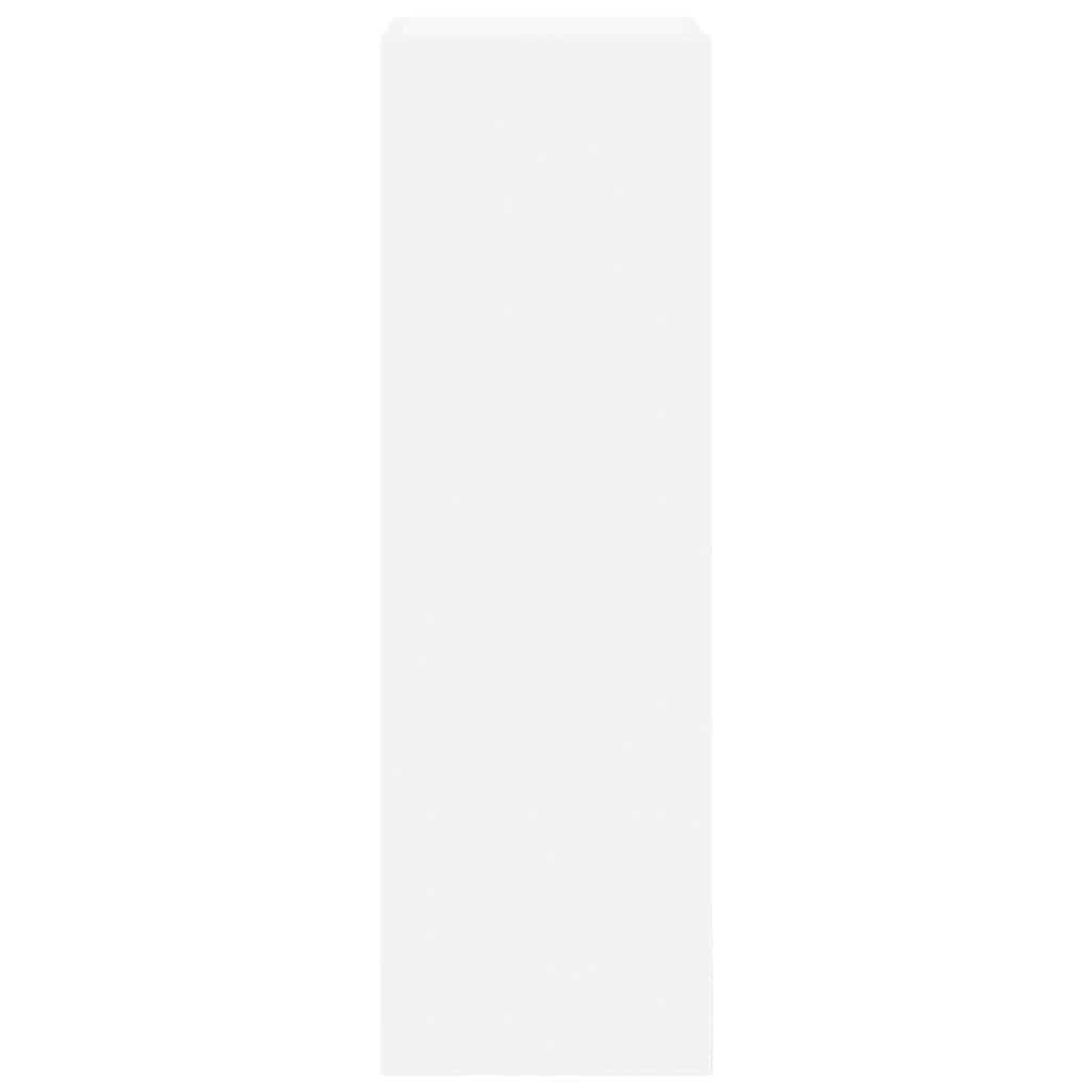 6 piece TV cabinet set white particleboard
