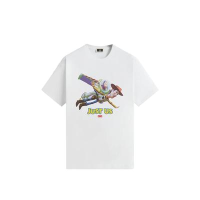 Kith X Disney For Pixar Just Us Летающая Винтажная Футболка Белый Мужские Топы KHM034359-101