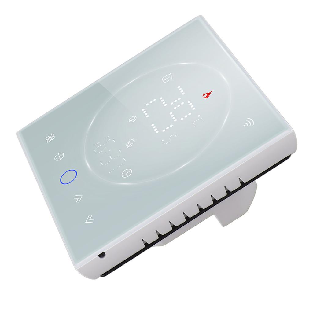 Programmable Smart Home Thermostat AC95.240V Voice Control LED Screen IP20 Energy Saving Smart WiFi Thermostat for Electric Heating
