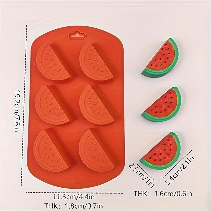Силиконовые формы для заморозки в форме фруктов, гибкая форма для выпечки пищевого класса, для кубиков льда, шоколада, украшения торта