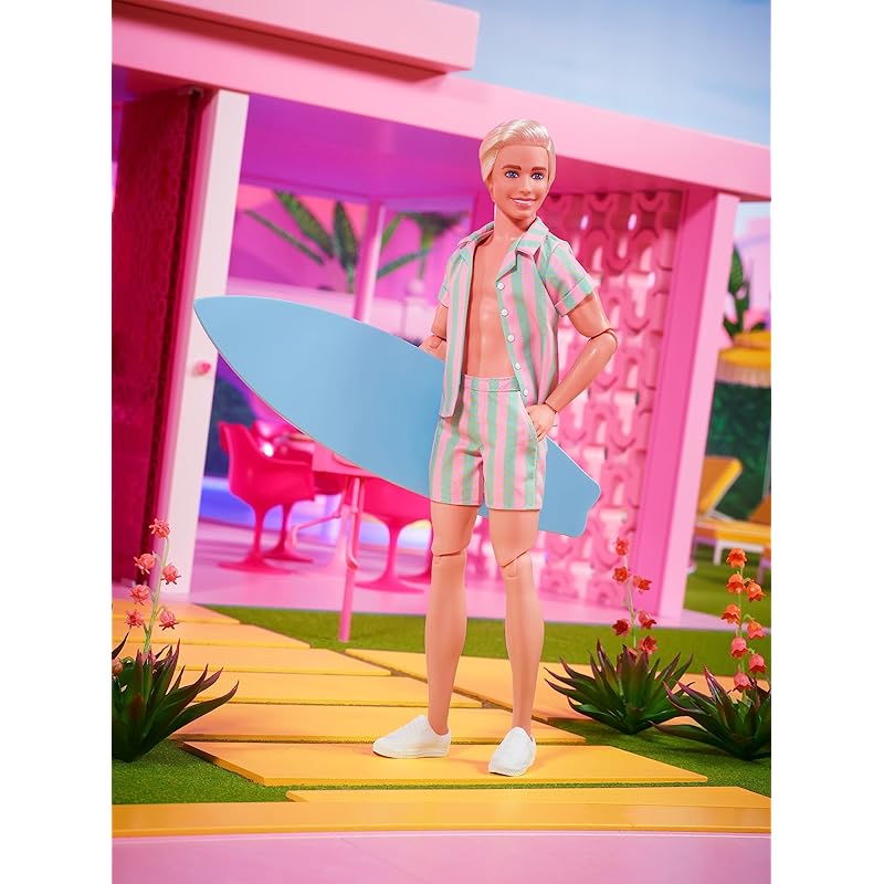 Barbie Movie "Barbie" Ken striped setup [Dress-up doll/doll] [From 3 years old] HPJ97