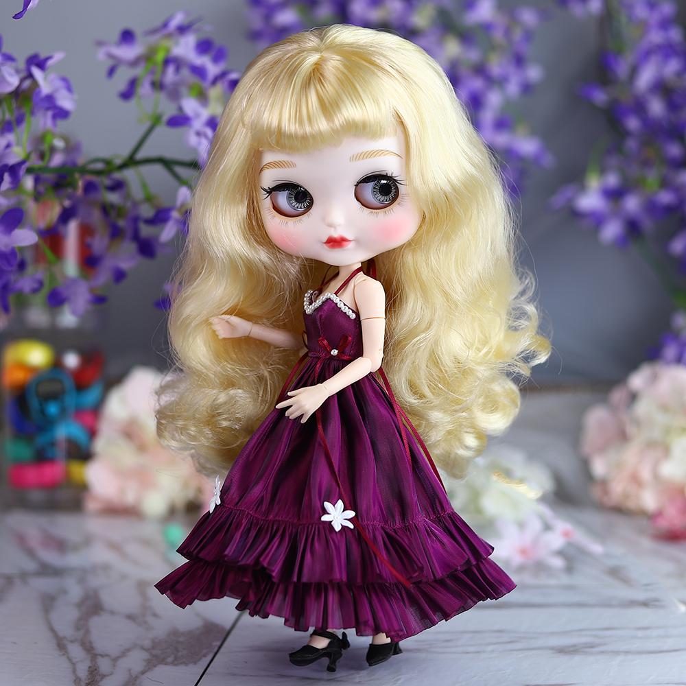 ICY DBS Blyth Кукла Платье 1/6 bjd Премиум Вечернее Платье Минималистичная Одежда Аниме Девушка Игрушка Подарок SD