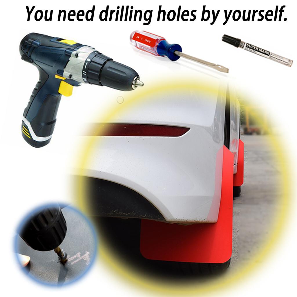 Красные универсальные брызговики для Suzuki Mitsubishi VW LAND ROVER Toyota Nissan Jeep Mazda MX-5 Miata брызговики