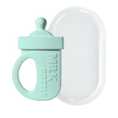 SimTong Silicone 100% прорезыватель для детской бутылочки с футляром для хранения, мятный, прорезыватель для детской бутылочки, этап 2, 1 шт., корейские детские товары