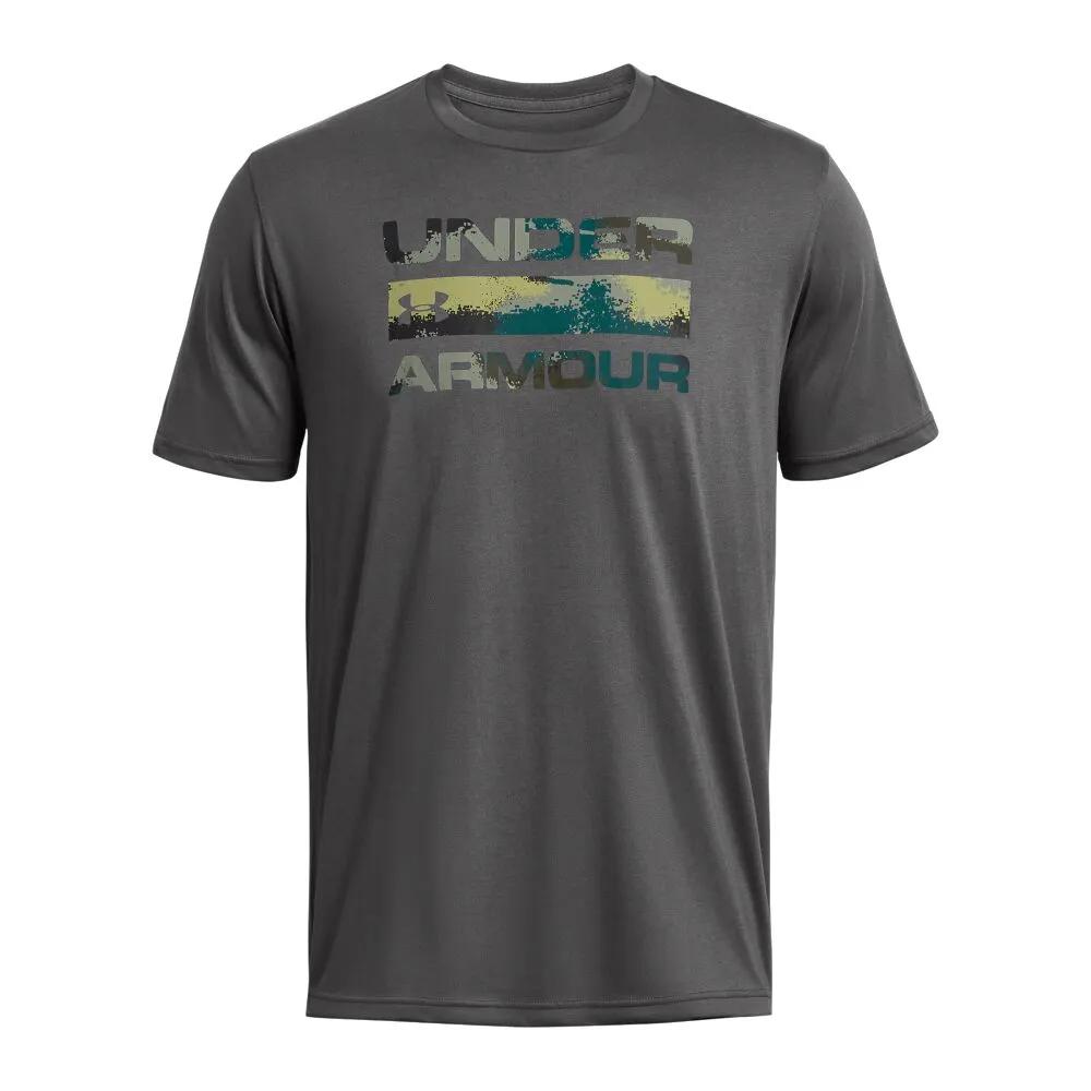 Under Armour T Shirt Men's Dark Gray (Unisex) T-Shirts 1361903 025
