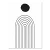 Modern Abstract Line Geometric Wall Art Canvas Painting Black White Minimalist Posters Nordic Room Print Pictures for Home Decor