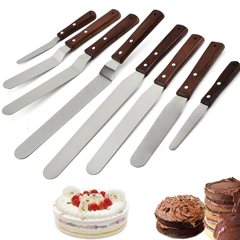 Steel Baking Cake Tool Bakeware Cake Decorating Cake Scraper Butter Cutter Icing Spatula Spatulas