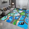 Baby Crawling Play Mat Car Play Mat for Boys and Girls Highway City Theme Park Rugs for Kids Toy Cars Kids Playroom Rugs